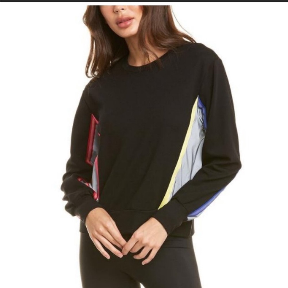 NWT Terez Glow Gear Neon Reflective Sweatshirt M